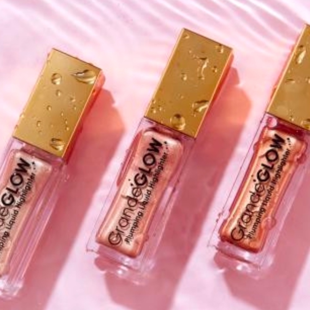 Grande cosmetics grandeglow plumping liquid highlighter in gilded rose